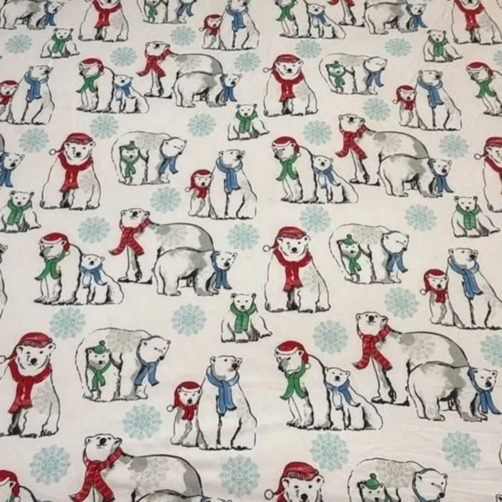 Polar Bear Pattern Comforter for King Bed